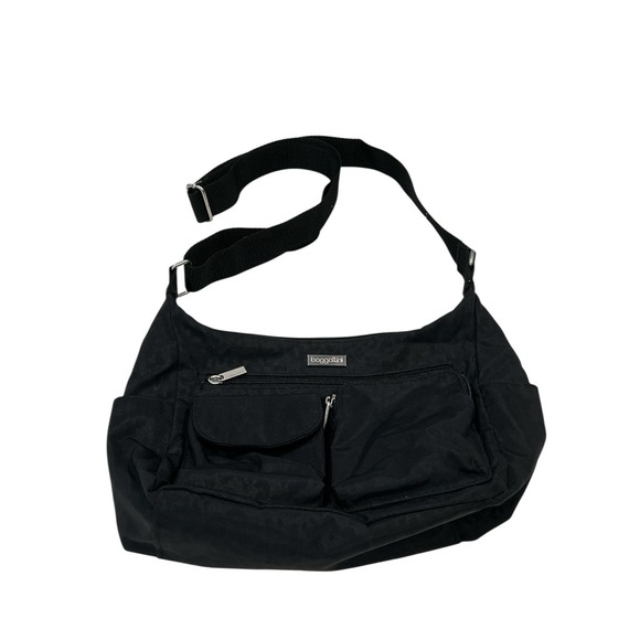 Baggallini Black Cheetah Print Lightweight Crossbody Bag for Women - Picture 3 of 10